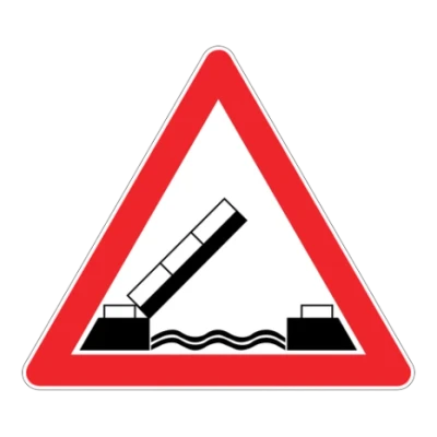 Açılır Köprü Uyarı Levhası