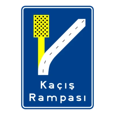 Kaçış Rampası Levhası